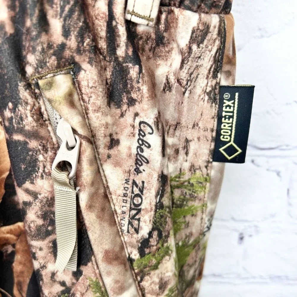 CABELA'S GORE-TEX MESH LINED HUNTING CAMO PANTS - 3XL